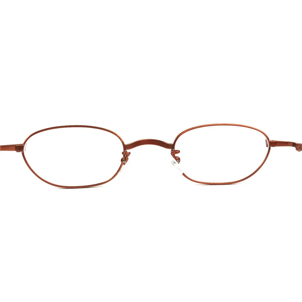 Vintage l.a.Eyeworks Eyeglasses Frames ELOISE 434 Matte Orange Oval 43-22-125